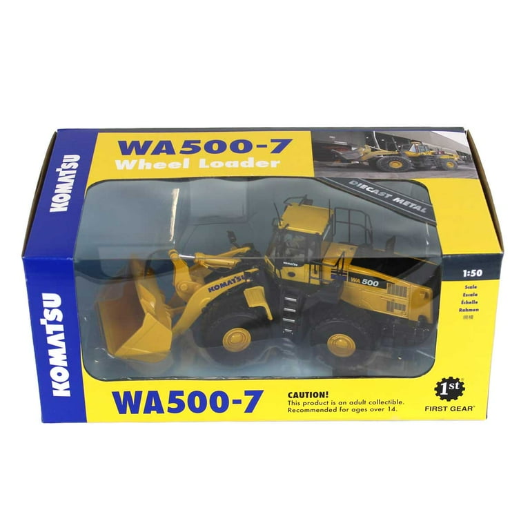 Komatsu WA500-7 Wheel Loader 1/50 Diecast Model by First