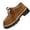 Brown, variant on Gpaecead Women's Lace Up Platform Loafers Faux Suede Chunky Sole Slip On Moccasin Shoes With Non Slip Sole For Work And Casual Brown