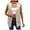 Beige, variant on Women Fashion Solid Leather Vest Casual Cardigan Sleeveless Vest Coat Top Misses Cardigan Sweater XXL