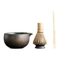thumbnail image 4 of Japones Matcha Set Ceramic Matcha Bowl, Matcha Spoon, Bamboo Matcha Batch y soporte para utensilios de cocina y gadgets Sala de té Estilo F, 4 of 9