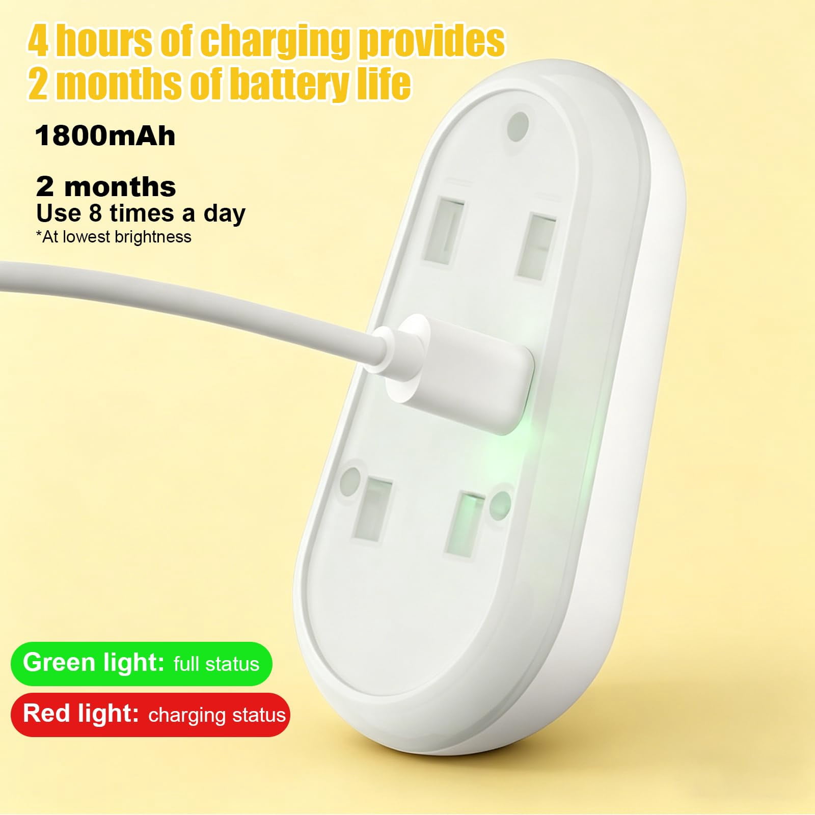 Self Cleaning UV Toilet Light, Motion Activated Rechargeable Toilet Bowl Light with Night Light, Adhesive Mount for Shared Bathrooms Elderly Pet(2PCS)