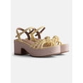thumbnail image 3 of Free Assembly Women's Espadrille Block Heel Platform Sandals, 3 of 7