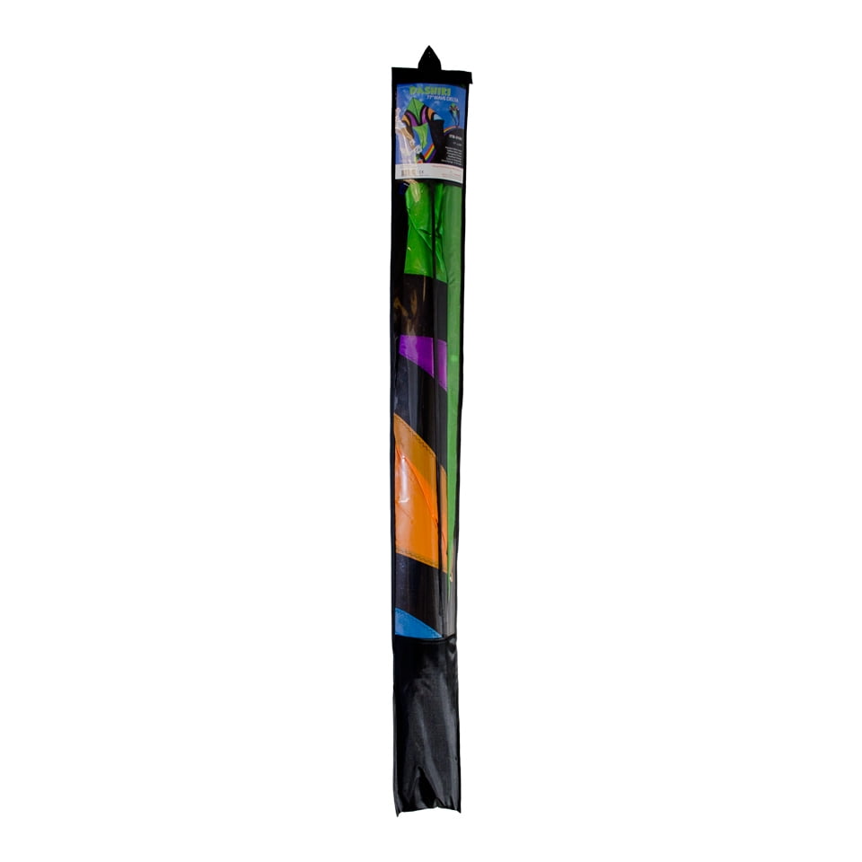 In the Breeze 3151 — Dashiki Wave Delta Kite, 77-Inch, Large Easy Flying Kite for All Ages, Big Kite with Line