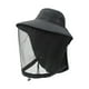 thumbnail image 1 of Sombrero de red Salvador para apicultor con malla de nailon Negro, 1 of 9