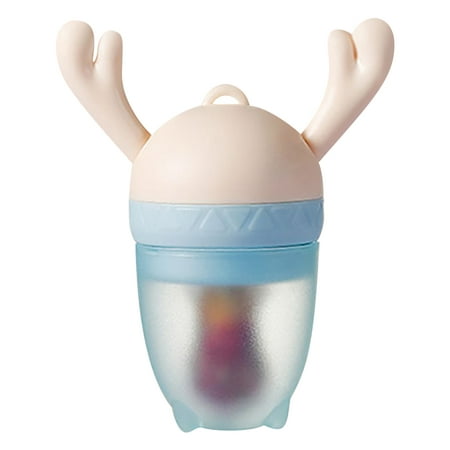 XZNGL bébé peut pousser sucette en silicone apaisante bébé sac fruit  dentition sucette