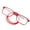 Red, variant on Magnetic Foldable Reading Glasses With Neck Cord Hd Pc Square Frame Telescopic Temples Comfortable Unisex Readers For Daily Reading Close Work Eyewear