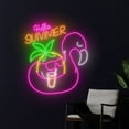 thumbnail image 3 of Handmadetneonsign Hello Summer Neon Sign, Pineapple Summer Led Sign, Pineapple Glasses Led Sign, 3 of 5