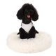 thumbnail image 1 of Cama de lana para perros esponjosa almohada de nido de perro redonda de felpa suave cojín para mascotas para dormir con autocalentamiento, 1 of 3