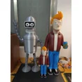 thumbnail image 2 of In Stock Cartoon Futurama Fry & Bender Action Figure Model Toys Gifts For Kids, 2 of 5