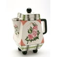 thumbnail image 3 of Ceramic Rose Teapot Hand Painted 6.75 Inch 40 Ounce, 3 of 3