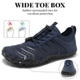 thumbnail image 6 of Barefoot Shoes Womens Mens,Wide-Toe Box Hiking Water Shoes, Non-Slip Quick Dry Breathable Barefoot Shoes for Aquatic Sports Hiking Running Beach Swimming Pool Boating,DarkBlue, 6 of 8
