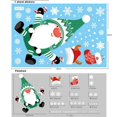 thumbnail image 1 of Pegatinas de decoración navideña para ventana, calcomanías de Santa Claus para árbol de Navidad, calcomanías para puerta de vidrio, pegatinas para ventana, 1 of 4