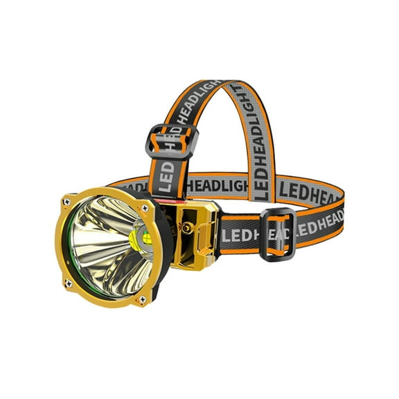 LED Headlight Strong Light Long Shot Rechargeable Waterproof Super Bright Head-mounted Night Fishing Lamp Miner's Lamp Outdoor Household Flashlight