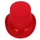 thumbnail image 4 of FELTECHELECTR Sombrero de mago Lincoln Hats Sombrero de mago Accesorio para disfraz de fiesta (rojo), 4 of 4