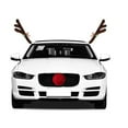thumbnail image 3 of HEATSHAKING Car Decorative Deer Antlers Assorted Color 45x12in Deer Horn 1 Set Xmas Auto Ornaments, 3 of 8