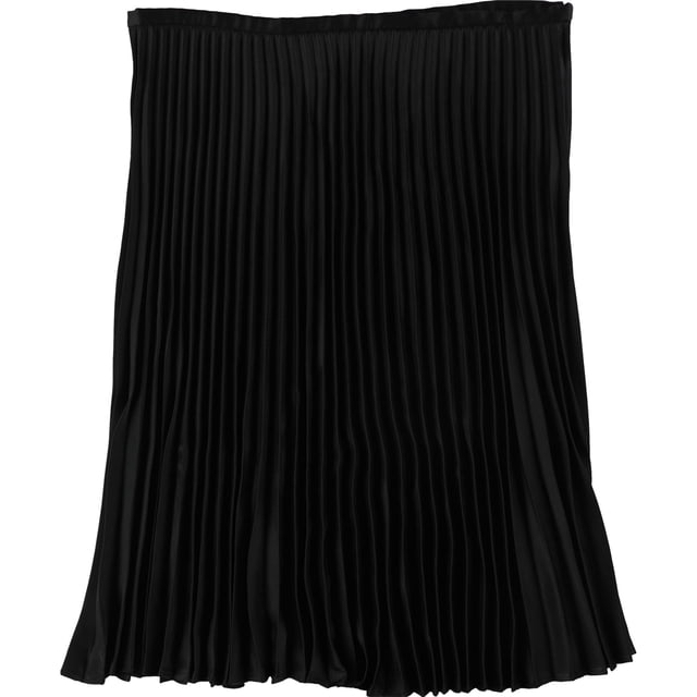 Ralph Lauren Falda plisada con textura para mujer, negro, 14 Ralph Lauren Plisado
