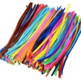 thumbnail image 3 of 50/100 piezas de 30 cm de tallos de chenilla limpiadores en barra juguetes educativos para niños hechos a mano tallos de chenilla coloridos tubos para suministros de manualidades DIY, 3 of 5