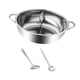 thumbnail image 3 of Olla caliente con divisor, olla para Ramen, olla para Mandarín, olla caliente, utensilios de cocina con cucharas para el hogar, restaurante, 28cm Macarena Ollas Calientes Divididas, 3 of 8