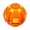 Orange, variant on 3D Press Rotating Stress Relief Ball, Button Control Quiet Sensory Fidget Ball, Rotatable Desk Anxiety Relief Sensory Ball Portable Handheld Decompression Ball for Office Daily Relax Use