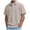Beige, variant on Polo Tees for Men Mens Knit Polo Shirt Short Sleeve Knit Shirt Texture Knitted Polo Size L(Sky Blue, L)