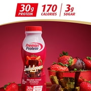 Premier Protein Indulgence Shake, Chocolate Covered Strawberry, 30g Protein, 11.5 Fl Oz, 12 Ct