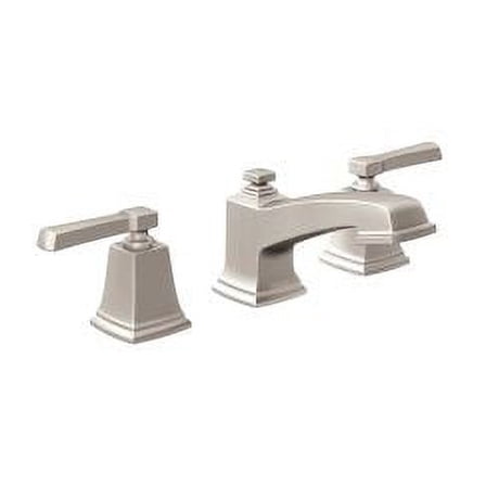 Open Box Moen Boardwalk Spot Resist Brushed Nickel Two-Handle Bathroom Faucet