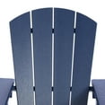 thumbnail image 4 of WestinTrends Malibu Kids Outdoor HDPE Adirondack Plastic Patio Chair, Navy Blue, 4 of 16