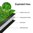 thumbnail image 4 of Goasis Lawn Artificial Grass Turf 6' x 10' Indoor Outdoor Fake Grass Rug for Garden Patio, 4 of 7