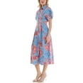 thumbnail image 5 of Nicole Miller Pintuck Waist Shirtdress, Sizes 4-16, 5 of 7