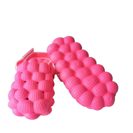 

Girls Casual Soft Bubble Slides With Removable Straps Non-slip EVA Sandals For Outdoor