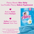 thumbnail image 4 of Fleecy Dryer Sheets, Fabric Softener, Fresh Air Scent, 200 Sheets, 4 of 9