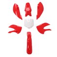 thumbnail image 1 of Kit de carenado de plástico para moto de cross, 7 Uds., juego de carenado para carrocería, accesorios de motocicleta de repuesto para KLX110 KX65Red, 1 of 14