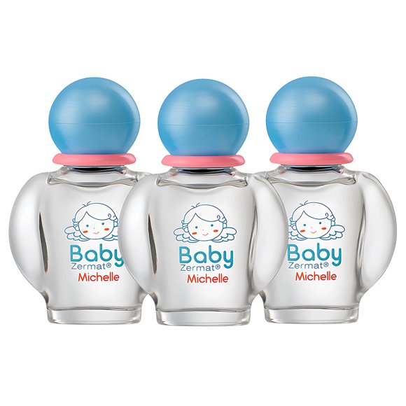 Zermat Paquete De 3 Perfumes Para Bebé Baby Michelle Floral 100% Original
