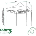 thumbnail image 5 of TOLDO CARPA CUORY CUORPI2 REFORZADO 3X3 SIN PARED azul 1, 5 of 5