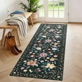 thumbnail image 3 of Ataucjin Area Rug Boho Floral Rugs, Large Area Rug Machine Washable Rugs Ultra-Thin Flower Carpet Non Slip Low Pile Carpet Rug for Living Room Bedroom Nursery, 3 of 6