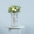 thumbnail image 4 of Artistic Flower Bucket Arranging Tin Decor Vintage Home Decoration Decorations Bride Iron White 3 PC, 4 of 6