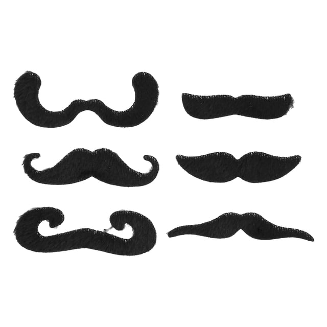Bigote De Halloween, Bigote 6 Piezas Para Cosplay Para Mascarada Para Halloween Para Carnaval