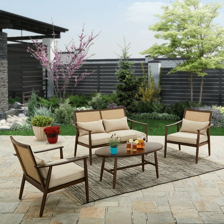 Better Homes and Gardens Vaughn 4-piece Outdoor Conversation Set