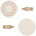 thumbnail image 3 of 2Pcs Cotton Rope Woven Placemat Decorative Place Mat Round Shape Placemat Dining Table Decor, 3 of 8