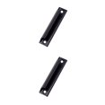 thumbnail image 1 of Injueey Manija de puerta de aleación de aplicación amplia para varias puertas correderas Aleación de aluminio práctica y práctica negra negro 2Conjunto, 1 of 6