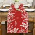 thumbnail image 1 of Feltree Christmas Snowflake Tablecloth Rectangular 72x13 Inch Polyester Holiday Dining Table Cover for Restaurant Party Decor, 1 of 8