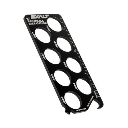 - Exalt Paintball Ball Size Gauge - Aluminum - Black