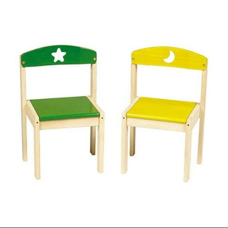Guidecraft Moon & Stars Kids Childrens Extra Chairs (2)