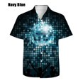 thumbnail image 3 of Nueva camiseta gráfica de iluminación de discoteca para hombre, con estampado 3D, de manga corta, para playa, personalizada, informal, de talla grande, 3 of 5