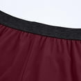 thumbnail image 6 of Wyobmus Workout Gym Mens Shorts Fitness Quick Dry Basketball Shorts With Pockets for Running Casual Activewear Burgundy, 6 of 8