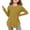Yellow-B, variant on Xiaowennn Girls Long Sleeve Shirts Kids Arc Hem Side Slit Soft Tunic Tops T Shirts Tops for Toddler Girls