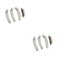 thumbnail image 2 of Riwesomey 4 manijas de puertas interiores seguras y duraderas para una larga vida útil Manija interna del automóvil Conveniente para un Blanco crema 2piezas, 2 of 4