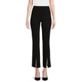 thumbnail image 2 of Time and Tru Women's Flare Ponte Pants, 2-Pack, 30" Inseam for Regular, Sizes XS-XXL, 2 of 5