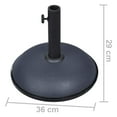 thumbnail image 4 of vidaXL Parasol Base 24.3 lb Dark Gray Steel and Cement, 4 of 4