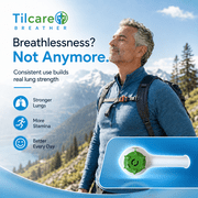 Tilcare Food-grade Materials Adjustable Resistance Respiratory Tool Kegel Exerciser, White, Green